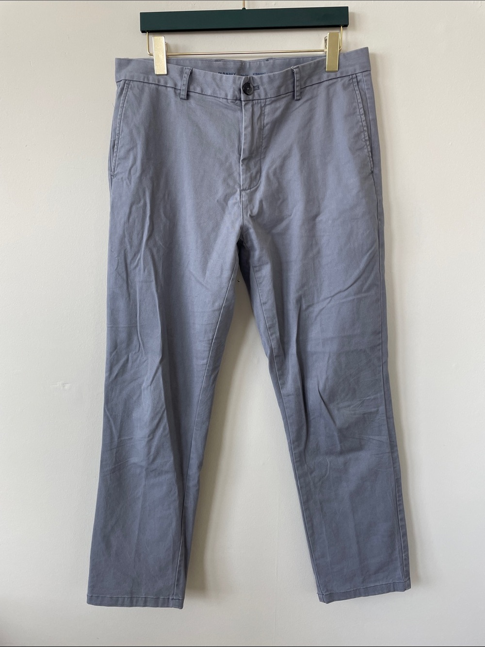 Old Navy Men's Straight Chinos - Slate Gray-Blue